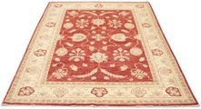 morgenland Wollteppich »Farahan Teppich handgeknüpft rot«, rechteckig, 7 mm Höhe