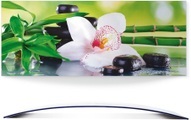 Artland Wandbild »Spa Steine Bambus Zweige Orchidee«
