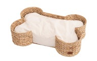 PET & Co. - Hundebett BONGO - beige - Naturstoff - 75/50/18 cm