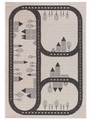 Primaflor-Ideen in Textil, Primaflor-Ideen in Textil Kinderteppich »CABANE - Streets«, rechteckig, 3 mm Höhe, Flachgewebe, Strassen-Spiel-Teppich, In- und Outdoor geeignet, Kinderzimmer