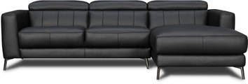 Places of Style Ecksofa »California«, mit verstellbarer Kopfstütze, in zwei Bezugsqualitäten
