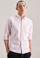seidensticker Businesshemd »Schwarze Rose«, Regular Langarm Button-Down-Kragen Streifen