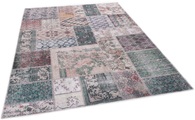 Gino Falcone Teppich »Adara GF 094«, rechteckig, 3 mm Höhe, Flachgewebe, Patchwork-Vintage Design, ideal im Wohnzimmer & Schlafzimmer