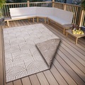 HANSE Home Teppich »Pangli, Wendeteppich«, rechteckig, In und Outdoor, Flachgewebe, wendbar, wetterfest, pflegeleicht, robust