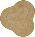 carpetfine Sisalteppich »Juteteppich Alia«, rechteckig, natürliches Pflanzenmaterial von Hand gewebt, Boho Style