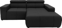 DOMO collection Ecksofa »Brandon«, Mit Kopfteilverstellung, auch in Leder