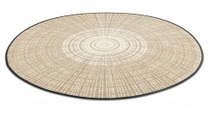 wash+dry by Kleen-Tex Teppich »Cascara beige«, rund, 7 mm Höhe