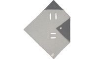 Lässig Decke für Kindersitz (85x85) in anthrazith