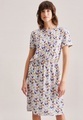 seidensticker Sommerkleid »Schwarze Rose«, Kurzarm Rundhals Druck
