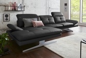 exxpo - sofa fashion Ecksofa, inkl. Kopf- bzw. Rückenverstellung und Armlehnenverstellung