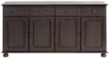 Home affaire Sideboard »Mette«, aus schönem massivem Kiefernholz, in weiteren Farbvarianten, Breite 156 cm