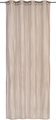 ELBERSDRUCKE Gardine »Nomadi«, Ösenschal Nomadi 07 grau 255x140 cm blickdicht