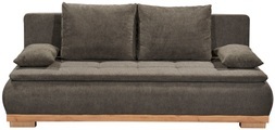 ED EXCITING DESIGN Schlafsofa »Mila«, mit Bettfunktion und Bettkasten, sowie Rücken- und Armlehnkissen
