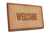 HANSE Home Fussmatte »Mix Mats Kokos Welcome«, rechteckig, Kokos, Schmutzfangmatte, Outdoor, Rutschfest, Innen, Kokosmatte, Flur