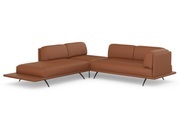 machalke® Ecksofa »benito«, mit bezogenem Sockel