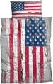 CASATEX Bettwäsche »Stars & Stripes«, (2 tlg.), mit Flagge