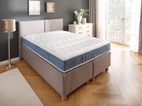 DELAVITA Boxspringmatratze »Clemens Petrol«, 24 cm cm hoch, 448 Federn, (1 St.), bietet den perfekten Wohlfühlkomfort