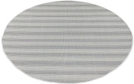 Carpet City Teppich »Palm«, rund, 5 mm Höhe, Wetterfest & UV-beständig, für Balkon, Terrasse, Flur, Küche, flach gewebt