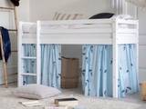 Hoppekids, Hoppekids Spielbett »ECO Dream«, Massivholz, wahlweise in 2 Grössen und 4 Farben, Matratze wählbar