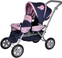 Knorrtoys, knorr® toys Zwillingspuppenwagen Big Twin - My Little Princess - bunt