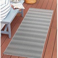Carpet City Läufer »Palm«, rechteckig, 5 mm Höhe, Wetterfest & UV-beständig, für Balkon, Terrasse, Flur, Küche, flach gewebt