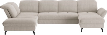 SIT&MORE, sit&more Wohnlandschaft, Wahlweise mit Bett-, Kopfteil - und Armlehnfunktion, sowie Bettkasten