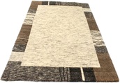morgenland Wollteppich »Nepal Teppich handgeknüpft beige«, rechteckig, 18 mm Höhe, handgeknüpft