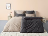 LeGer Home by Lena Gercke Bettwäsche »Anisa«, (2 tlg.), Bettwäsche mit Logostickerei, geeignet im Winter & Sommer, unifarben