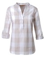 Casual Looks Bluse aus reiner Baumwolle