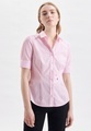 Seidensticker, Hemdbluse Uni Kurzarm Kragen Damen Pink 40