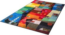 wash+dry by Kleen-Tex Teppich »Venetien«, rechteckig, 7 mm Höhe, rutschhemmend, In- und Outdoor geeignet, waschbar