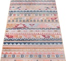Paco Home Teppich »Fusion 763«, rechteckig, 10 mm Höhe, Kurzflor, gestreift, Ethno, In- und Outdoor geeignet, Wohnzimmer