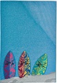 Sansibar Teppich »Rantum Beach SA-018«, rechteckig, 5 mm Höhe, Flachgewebe, modernes Design, Motiv Surfbretter