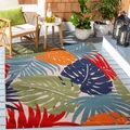 Sanat Teppich »Floral«, rechteckig, 6 mm Höhe, In- und Outdoor geeignet, florales Design, Balkon, Terasse