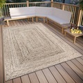 ELLE DECORATION Teppich »Jules«, rechteckig, In und Outdoor, Flachgewebe, wetterfest, pflegeleicht, robust