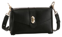 LANCASTER Paris Umhängetasche »Crossbody bag Foulonne Double«, aus Leder mit goldfarbenen Details