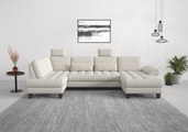 sit&more Wohnlandschaft, wahlweise mit Bettfunktion, Bettkasten, Sitztiefenverstellung