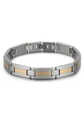Firetti Armband »10 mm, bicolor, matt, teilw. IP-beschichtet, massiv«