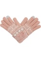 Highlight Company Strickhandschuhe, Fellimitat, Schneeflocken-Motiv