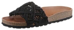 VERBENAS Pantoffel »Raga Roda«, in gehäkeltem Look