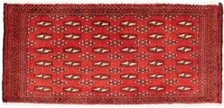 morgenland Wollteppich »Turkaman Teppich handgeknüpft rot«, rechteckig, 8 mm Höhe