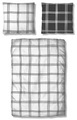 my home Wendebettwäsche »Karo«, (2 tlg.), Bettwäsche in Karo-Design, sportliche Bettwäsche, Kinder & Erwachsene