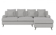 Guido Maria Kretschmer Home&Living Ecksofa »NORIN«, (2 St.), zwei Fussarten: vorne - Rollen, hinten - Holzfüsse