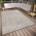 ELLE DECORATION, ELLE DECORATION Teppich »Calé«, rechteckig, In und Outdoor, Flachgewebe, wetterfest, pflegeleicht, robust