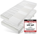 Beco Komfortschaummatratze »Active Greenfirst«, 18 cm cm hoch, Raumgewicht: 28 kg/m³, (Set, 2 St., 2-tlg.), Matratze in 90x200 cm und weiteren Grössen erhältlich, Wendematratze