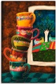 Artland, Artland Wandbild »Fröhliche Kaffeetassen«