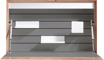 Müller SMALL LIVING Wandsekretär »FLATBOX«, hängend, wahlweise LED Beleuchtung mit Touch-Funktion oder An/Aus-Schalter inklusive integrierter Steckdose, Design by Michael Hilgers