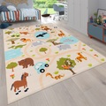 PACO HOME, Paco Home Kinderteppich »Bino 580«, rechteckig, Spielteppich, Motiv Strasse & Autos, Kinderzimmer