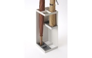 Yamazaki, Yamazaki - Schirmständer Smart - Mischmaterial - weiss - 11/11/30 cm