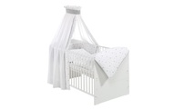 SCHARDT Komplettbett 70x140 cm Classic Sternchen grau